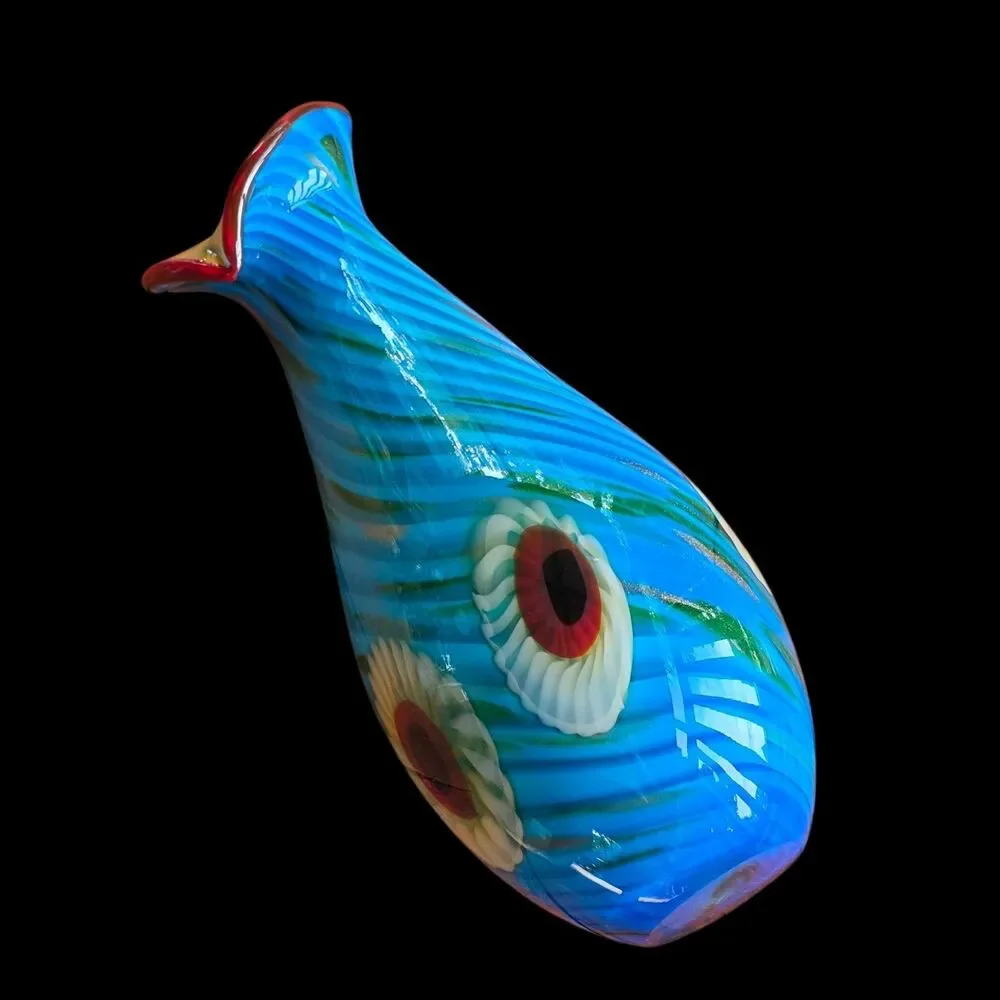 Murano Art Glass Vase 18.75